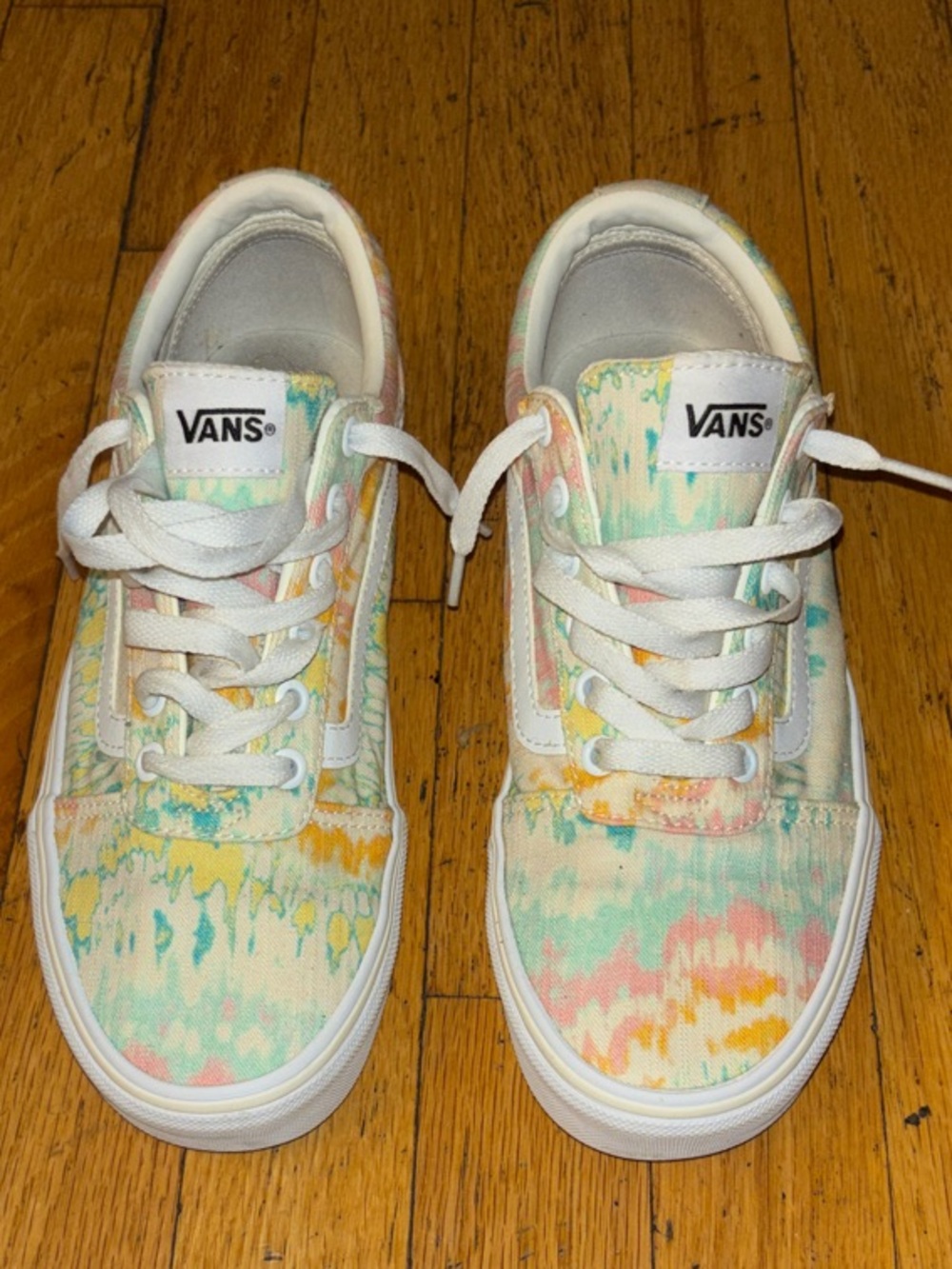 Vans Women's Ward Psychedelic Tie Dye Sneaker - W
